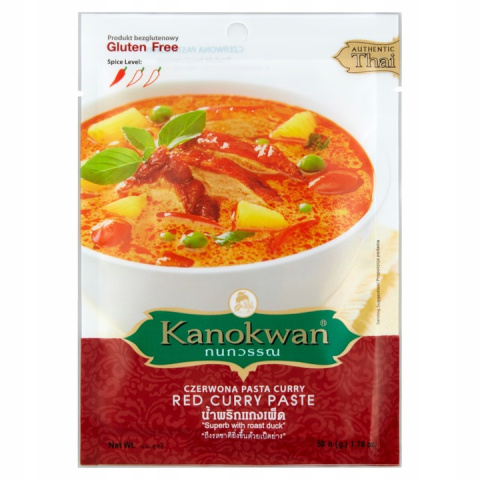 Pasta curry czerwona KANOKWAN 50g Pasta curry czerwona KANOKWAN 50g